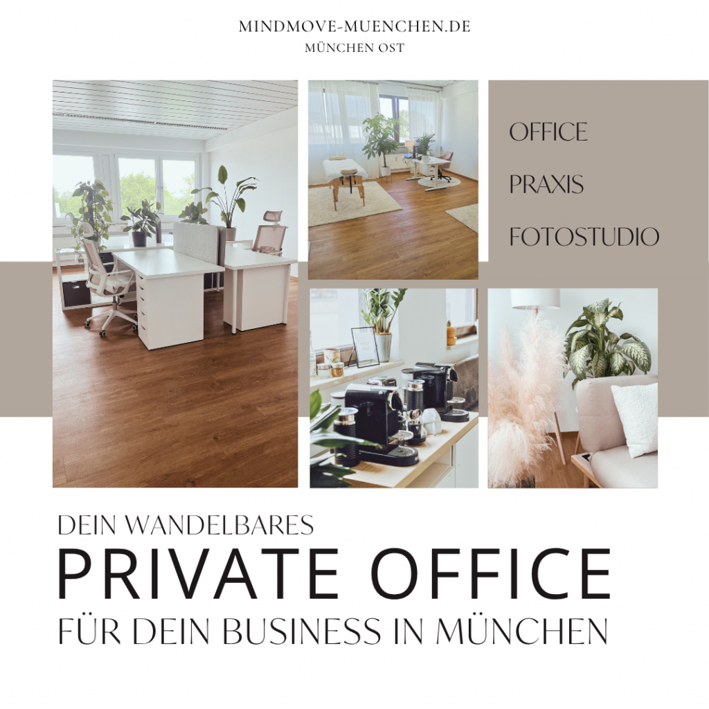 private office, Fotostudio. Praxis, Büro in Workspace im Münchner Osten